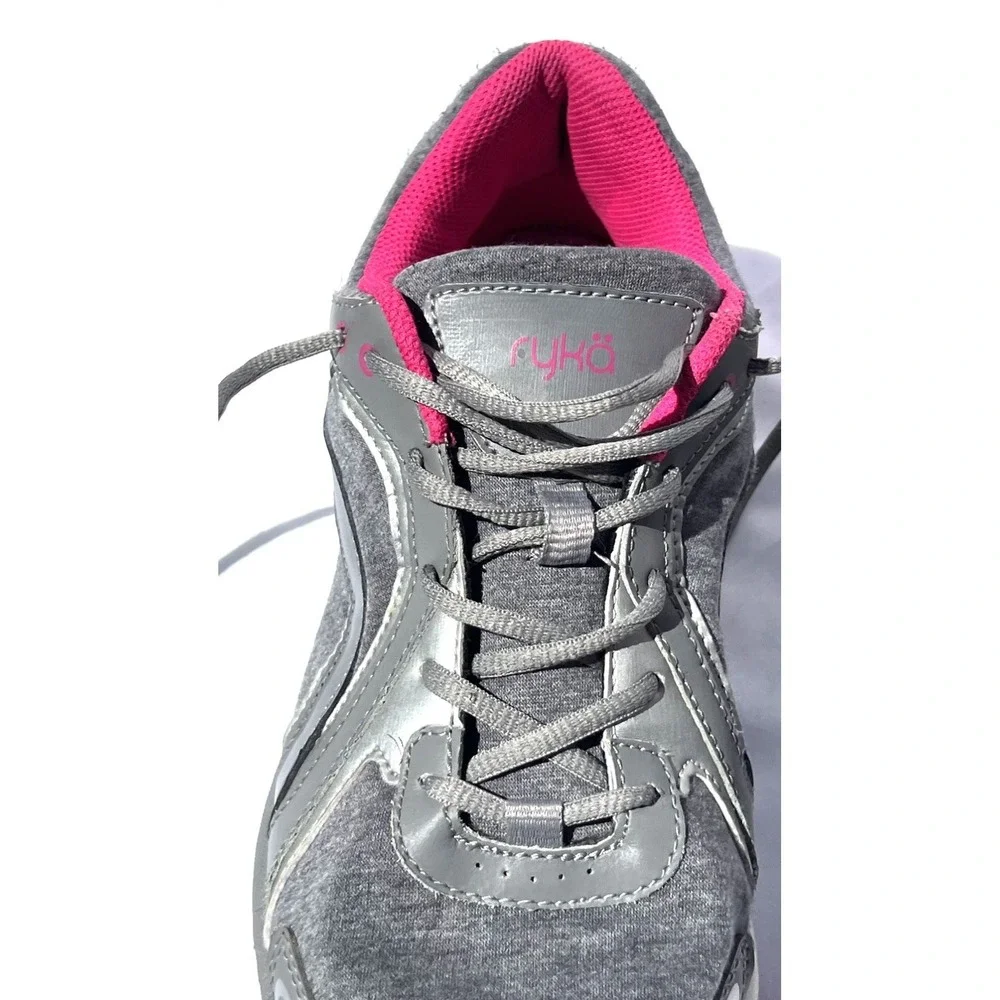 Ryka Aries Gray/pink Women's Textile Athletic Walking Shoes 9.5 M NWOT‎
